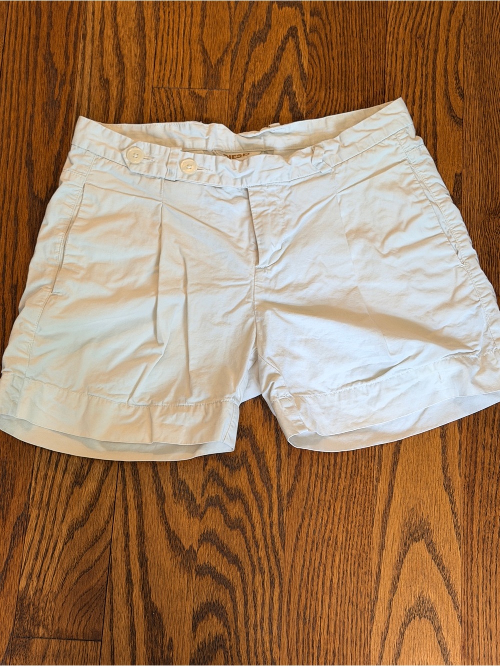 DIESEL Women’s white Casual Cotton Shorts